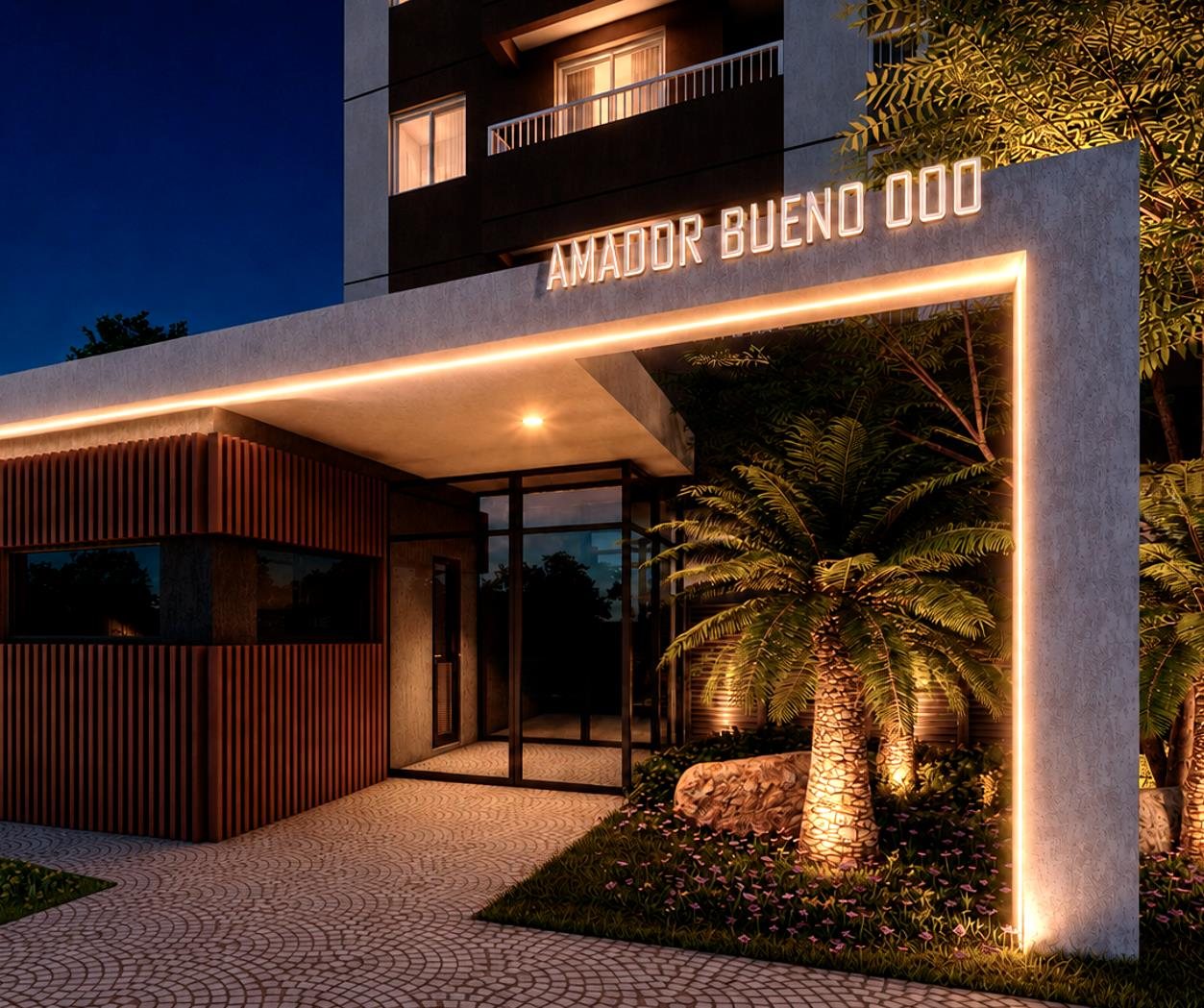 Amador Bueno – Portaria (noite) – detalhe